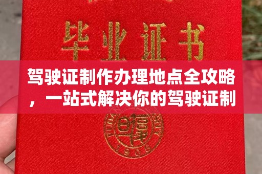 龙华驾驶证制作办理地点全攻略，一站式解决你的驾驶证制作需求
