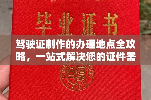 龙华驾驶证制作的办理地点全攻略，一站式解决您的证件需求