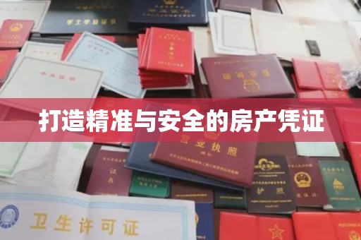 龙华打造精准与安全的房产凭证